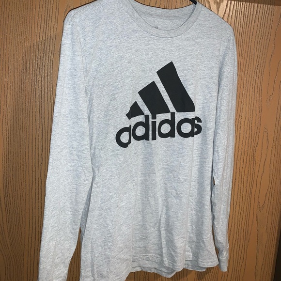 Adidas Long Sleeve Logo T shirt - Picture 1 of 3